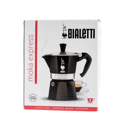 Bialetti Moka Express 3-cup Black